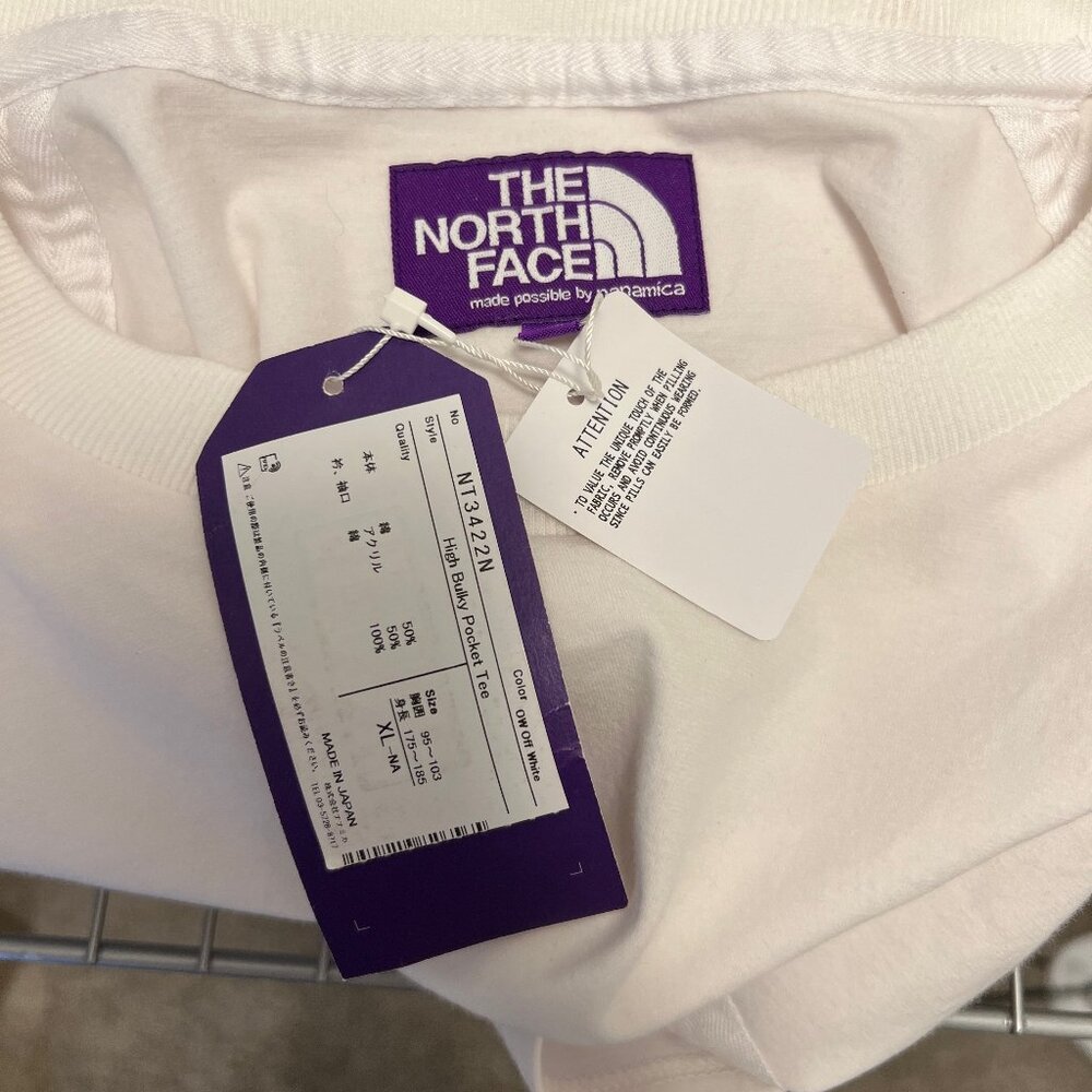 The North Face Purple Label Pocket Tee, XL — NWT (Japan-exclusive)